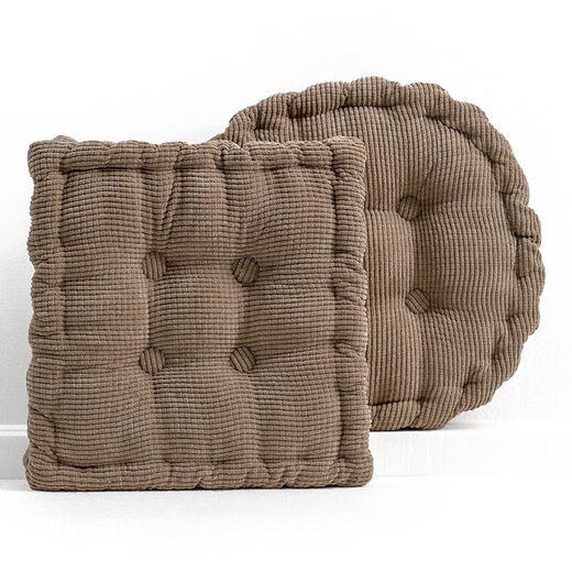 Yingzhu'er seat cushion thickened chair chair cushion soft butt cushion buttocks four seasons office sedentary soft cushion student classroom thick seat cushion Moyanka 45*45cm round thick about 9 miles