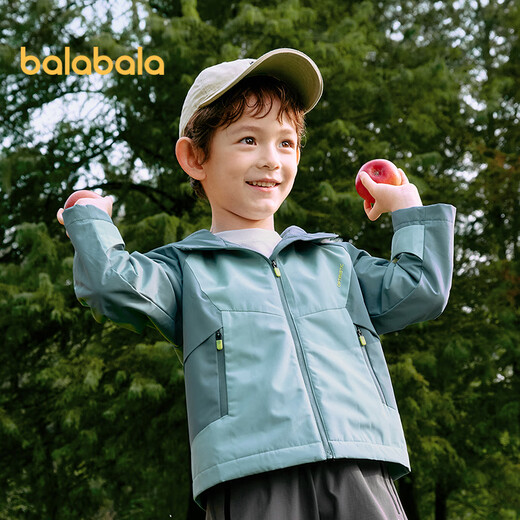 巴拉巴拉童装男童外套儿童棉服2025春装防水透湿拼接撞色时尚208125105102