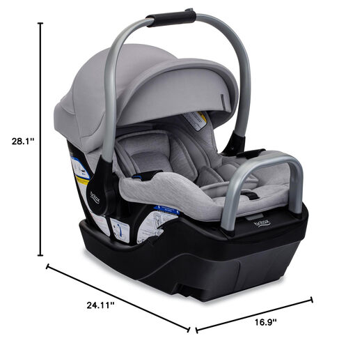 BRITAX infant rear-facing safety seat 0-13.6kg 3-stage adjustment, comfort and protection