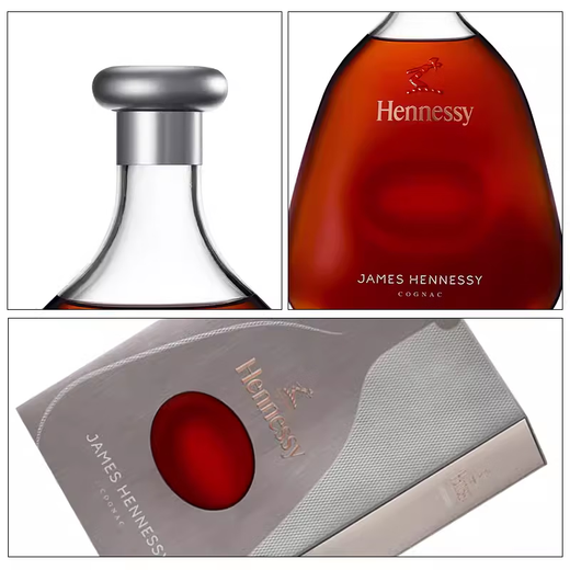Hennessy James Cognac 1L Cognac Large Capacity Gift Box [Walmart] 1L 1 Bottle