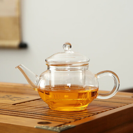 Zhuang Ziran Kung Fu Tea Set Household Tea Tray Complete Set Fully Automatic Kettle Integrated Tea Tray Office Reception Tea Table Teapot Immediate Success Tea Tray + Glass Tea Set 14 Pieces