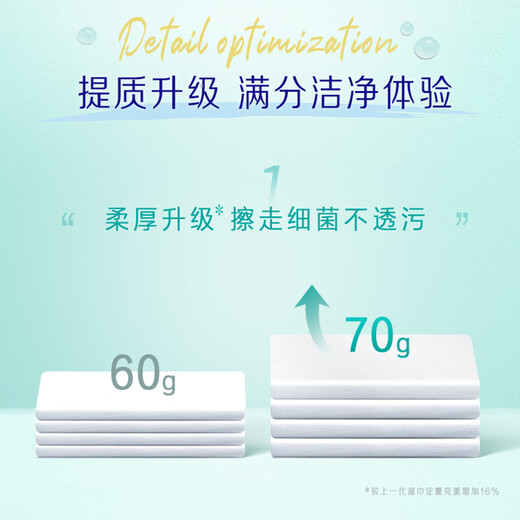 TEMPO sterilizing wipes 8 pieces*6 pack mini wipes 99.9% sterilization rate mild and non-irritating wet wipes packet