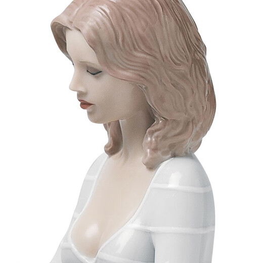 Vince Lin Espagne Lladro Elegant and Happy Family Scene Pollains Dolls de style européen Accessoires Ornements Housemands Gifts Happy and Happy Family Scene Pollains Polls / 1007255
