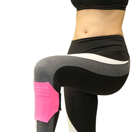 Shantou Lincun mobile phone strap arm sports leg bag running calf unisex arm bag fitness elastic black thigh-40-60cm leg circumference