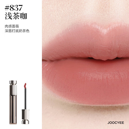 Fermented water essence mirror lip glaze collagen moisturizing and transparent nude color pouting lip cream lip gloss matte matte lip glaze 838 thin red beans