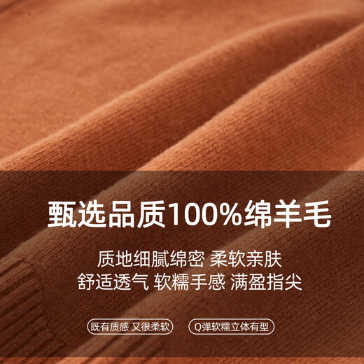 Jintu brand 100% pure wool sweater 2025 autumn and winter new style middle-aged women's mother's sweater fashionable knitted sweater top gray 100 pure wool L recommended 90-105Jin Jin equals 0.5 kg