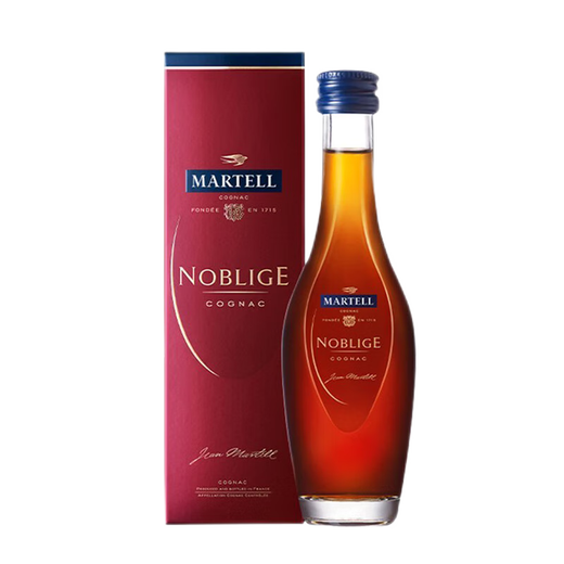 Roman Lake Foreign Wine Vodka Whisky Rum Small Bottle Wine Edition Wine Companion Store Bartender Base Wine Martell Martial Cognac 50ml * 1 Bouteille
