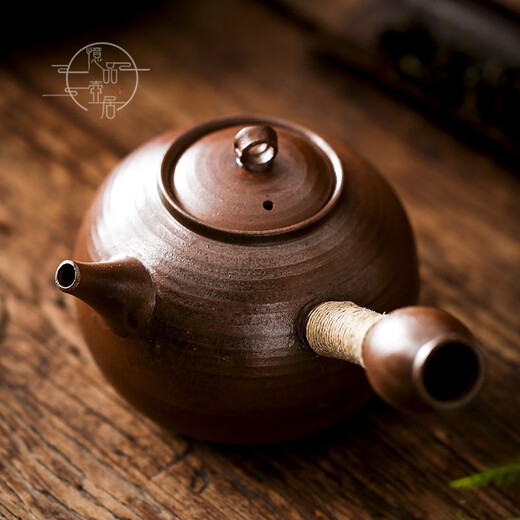 Chai Shao Pure Handmade Hoiling Hervidero Hervidor de cerámica Electrice Hurno Health Ceramics de estilo lateral de estilo chino Cerámica al aire libre.