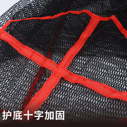 Huili Qiangmai fish protection net, dedicated for wild fishing, portable mini small quick-drying fisherman's fishing net, foldable fish net bag ground plug 60cm 1m - thin grain wheat fish protection/ground plug with bag