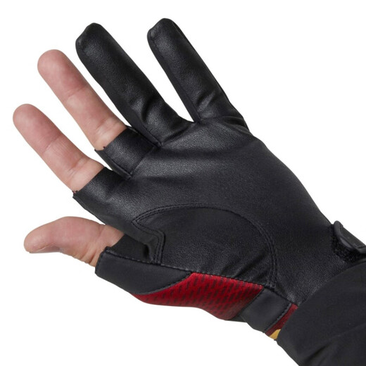 SHIMANO GL-110X with 3 fingers exposed GL-111X with 5 fingers exposed Winter fishing gloves made in Indonesia Black size M (GL-110X with 3 fingers exposed)