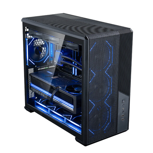 AMD Ryzen R7 9700X host RTX5060Ti graphics card RTX5080 desktop assembly computer e-sports game live broadcast AI design editing host complete machine diy assembly machine Ryzen 7 9700X+RTX5070Ti host丨Configuration eight single host