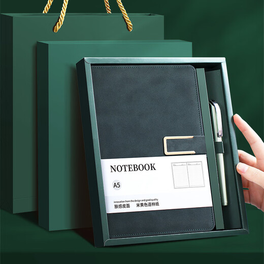 Langjie Notebook Geschenkbox für die verbotene Stadt Kultur- und Kreatives Notebook-Set mit hohem hübschem Souvenir-Notebook-Papierwaren kleine Geschenklehrer-Tag Geschenk für Männer und Frauen Lehrer können angepasst werden