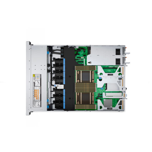 Dell PowerEdge R450 1U Rack Server Host de doble canal Base de datos de almacenamiento de alto rendimiento Virtualization Server 1 Gold Medal 5317 12 núcleos 3.0g 丨 Batería única 32 g de memoria 丨 3*4T a nivel empresarial 丨 H7555