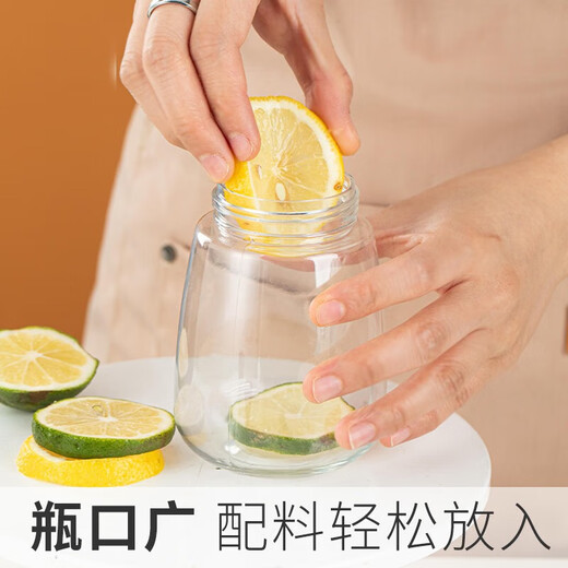 Haofanjie Milk Tea Cup Milk Tea Cup Recyclable Disposable Cold Drink Pear Paste Bottle with Straw Food Grade with Lid 360ml Fat Model 10 Packs with Holes and Stickers