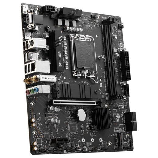 微星（MSI）B760M 台式机电脑主板MORTAR迫击炮WIFI 支持13代 14代 B760M BOMBER WIFI DDR4