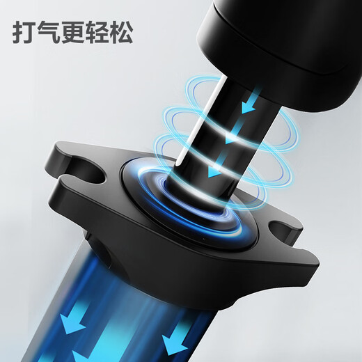 Deli multifunctional air pump high pressure labor saving air pump bicycle ball inflatable air pump