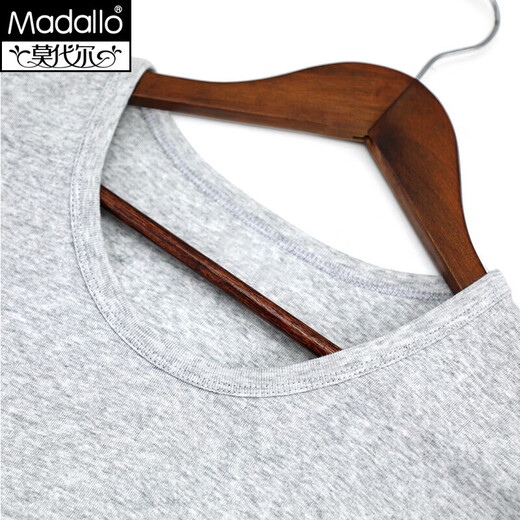 Modal 4-pack men's short-sleeved men's cotton vest men's t-shirt sports elastic slim black and white bottoming sweatshirt old man's shirt mixed color 4-pack XL(175/100)