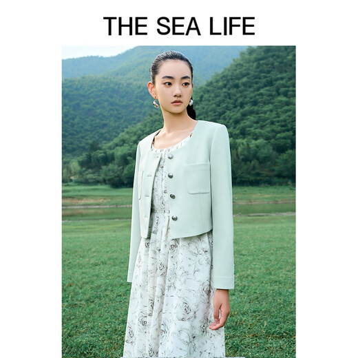 Sea Life Ou Hai Yisheng Siaoxiang Jacket 24 Весна и летняя анти-морщина шикарно xa15052 Water Mist S