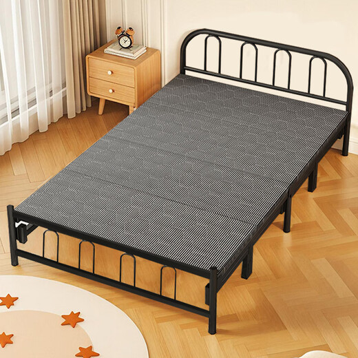 Xingkai folding bed portable simple home office nap bed accompanying bed foldable iron bed without installation 4 folding bed BGC820 120cm