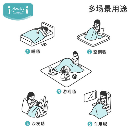 Ibaby/British Baby Children's Anti-static Teddy Velvet Sleeping Blanket Baby Lunch Break Blanket Medium and Large Children's Sleeping Quilt Falai Velvet Sleeping Blanket Fragrant Leaf Red Teddy Velvet Sleeping Blanket 120*155cm One Size