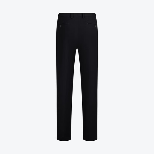 Qipai hot lava straight trousers men's spring and autumn business commuting men's warm casual trousers