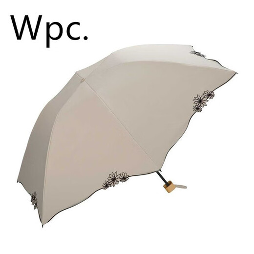 WPC. Японский WPC Bird Cage Scallops Shalking Sun Protection 99% UV Ultra-Light Sun Umbrell
