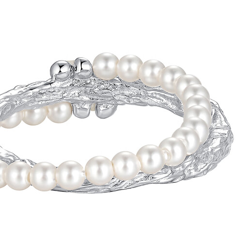 Youmu candy paper ring multi-layered texture ring designer birthday gift for girlfriend, silver 11#