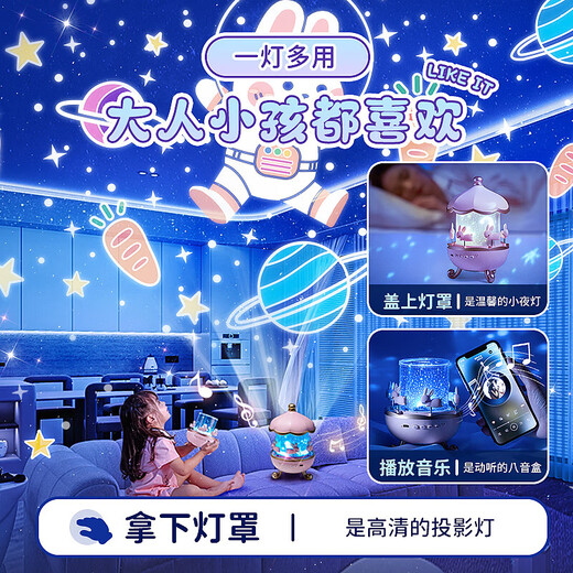 Cool Fire Girl Geburtstagsgeschenk für Mädchen Praktische High-End-Nischen-High-End-Geschenk für den besten Freund Starry Sky Projektion Licht Kinder Bluetooth-Lautsprecher