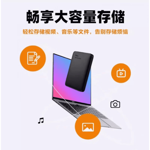 西部WD移动硬盘高速传输1T 500G家用办公存储USB3.0机械设备 1TB 运费险+硬盘包+硅胶套