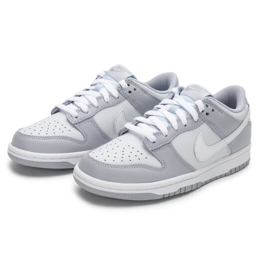 Nike Nike Women's Shoes New Summer Dunk Low Classic Retro Skateboard Shoes Zapatos casuales zapatos deportivos DH9765-001 Blanco Gris 39