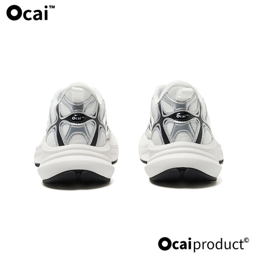 Ocai Disk Runtech Silver White Flying Disk Running Shoes Silver White 38