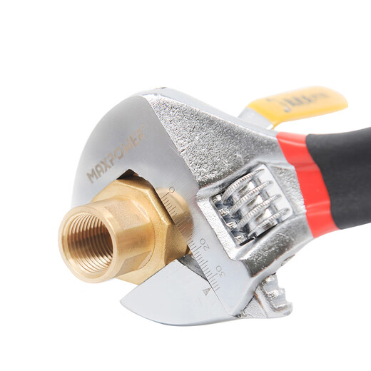 
MAXPOWER professional grade movable wrench universal movable plate hand multifunctional plastic handle anti-slip wrench household movable opening wrench 6 inch 150mm professional grade movable handle M11304