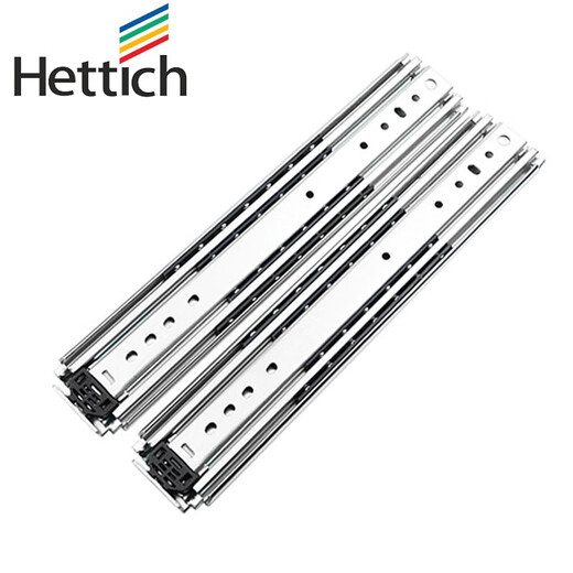 
XMSJ76 wide heavy duty industrial slide rail thickened rail drawer guide rail three-section cabinet cabinet modified track weight 76 wide heavy duty slide rail 56 inches 14224mm