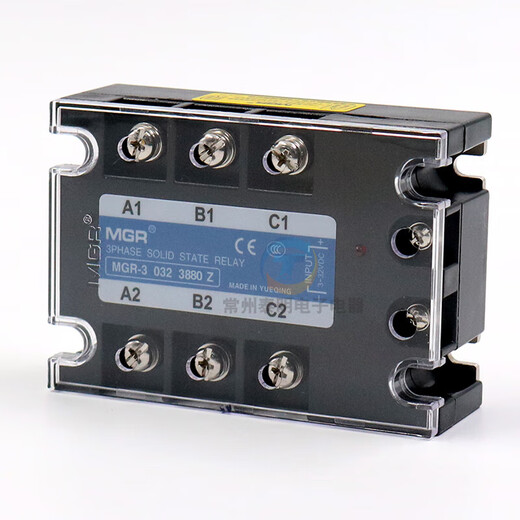 三相固态继电器MGR-3 032 3880Z DC-AC直流控交流80A 继电器+散热器小