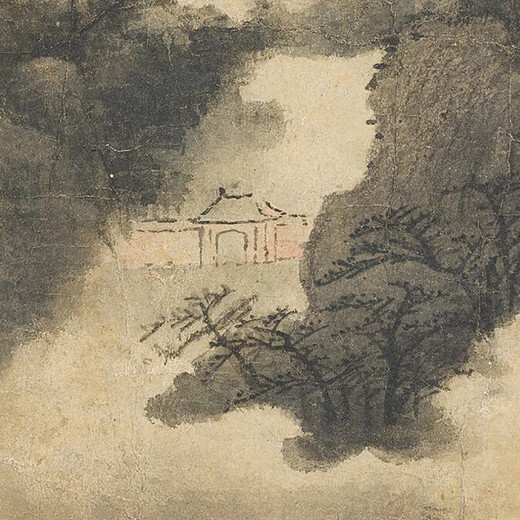 Yuan Fang Congyi Jungle High Tower Imagen Panalización antigua Pintura famosa Réplica Pinturas antiguas Pintura colgante Yuan Ni Zanjun Stone Ancient Chakra Imagen 12134 40x52 cm (Pintura de pulverización Tamaño del corazón) Milky White vertical Milky (Xuannuan