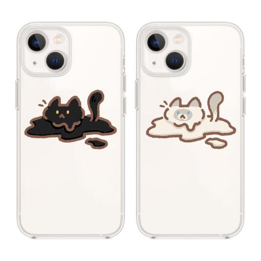 LIEVE cute cat mobile phone case is suitable for iPhone 14 promax apple 13 cartoon 12 couple 11 cute