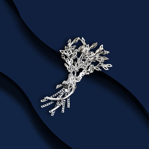 Marco Bizzarri brand light luxury wheat ear brooch, high-end feminine and exquisite accessories, luxury pearl corsage, high-end Teacher's Day gift, Mid-Autumn Festival gift, Mother's Day gift for mom