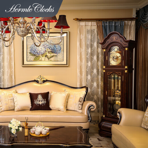 Hermle Clocks赫姆勒时钟落地钟机械钟德国原装进口机芯木质轻奢MF009-031171