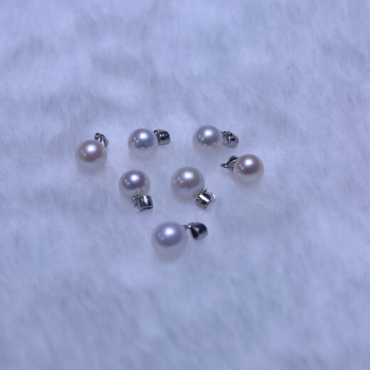 Muju 8.5-9mm natural freshwater pearl pendant S925 silver pendant melon seed buckle fashion simple handmade necklace not included