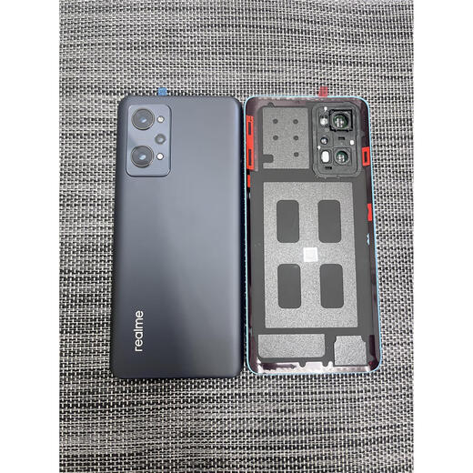 ASuitable for GTNeo2 original back cover glass Realme GTNeo2 original battery cover rear case rear screen GT Neo2 black original back cover without mirror