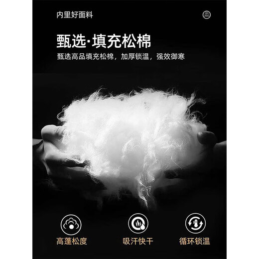 Playboy (PLAYBOY) Lamb Velvet Reversible Cotton Jacket Men's Autumn and Winter Plush Warm Outdoor Cotton Jacket Navy Blue L Recommended 125-145 Jin Jin equals 0.5 kg