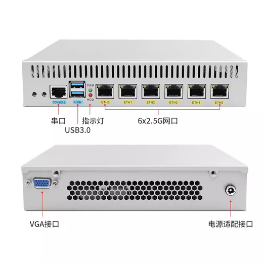 Bicontrol I5-1135G7 Мягкий маршрутизатор брандмауэра BKHD-1449NP-20 Шесть сетевых карт 226 2-й с двойным каналом 7505.