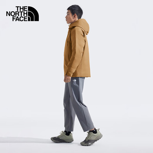 The North Face down jacket men's 600-fill goose down filled waterproof outdoor versatile warm autumn new | 83UM 173/geological brown XL /180