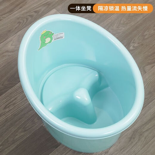 大号宝宝泡澡桶儿童洗澡游泳桶婴儿浴盆浴桶可坐家用浴缸全身澡盆 主图蓝身高80-110cm