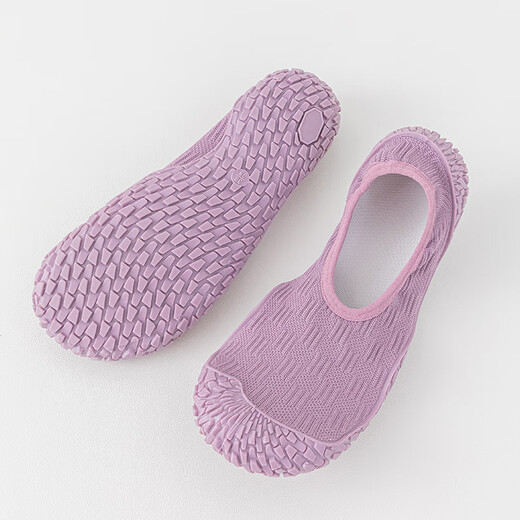 Goren Shark Jump Exercise Silent Soft Sole Shock Absorbing Jump Rope Men's and Women's Indoor Sports Non-Slip Fitness Running Pilates Special Yoga Shoes Platycodon Purple Sawtooth Shark Non-Slip Sole 38-39 Size