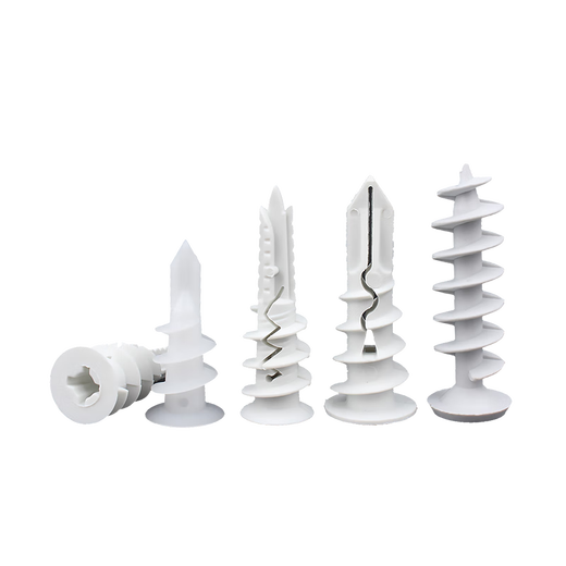 Guwanji gypsum board drill tail plastic expansion screw screw-in nylon anchor expansion tube rotating cross expansion bolt M3.5*30 50 self-tapping nails