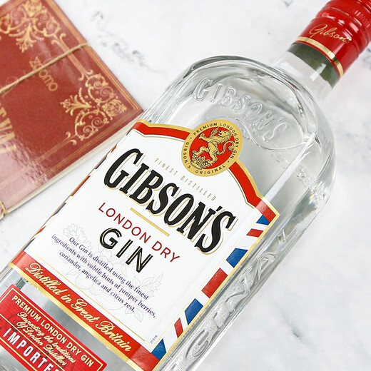 吉普森金酒 英国进口洋酒基酒 调酒基酒 gin酒琴酒 杜松子酒 吉普森杜松子酒 700mL 1瓶
