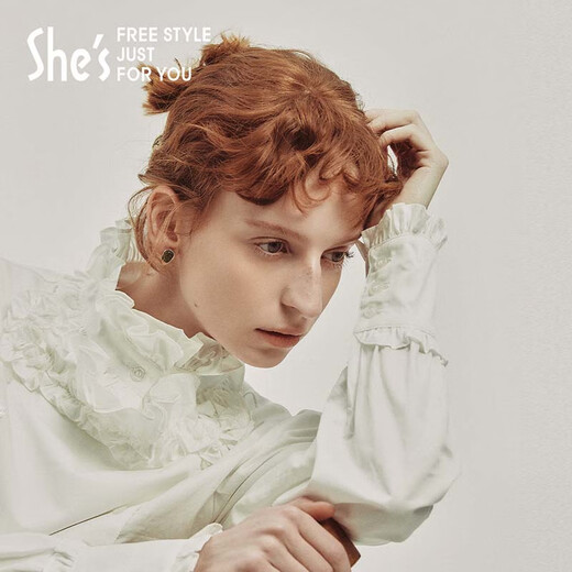 She s Akiko jewelry Rousseau holiday original three-dimensional leaf earrings earrings high-end new earrings birthday gift for women dark green D0