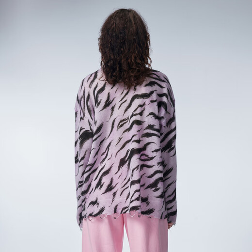 JNBY / JIANGNAN TISSE AUTOMNE ET PALLE DE LOODE D'HIVER POUR FEMMES LOBE ROUND COUP SOFFY FLUFFY CHARFFORM ET CASSÉE 5N9313200 683 / POUDRE LUMIR MILET M M