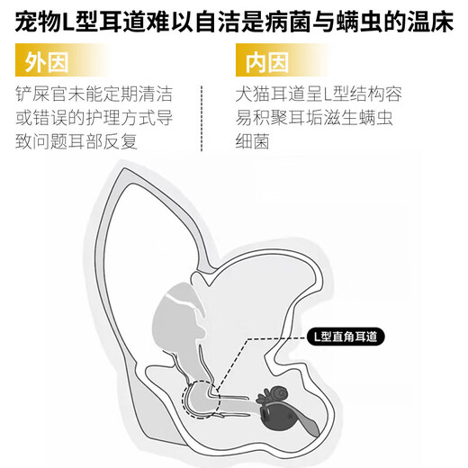 Pet Second Disposable Ear Cleansing Essence Cat Ear Cleansing Liquid Ear Drops Ear Skin Lining Malassezia Medicine Ear Mite Cat Special Essential Oil Second Disposable Drops 10 Pack Decompose Earwax Essence Care